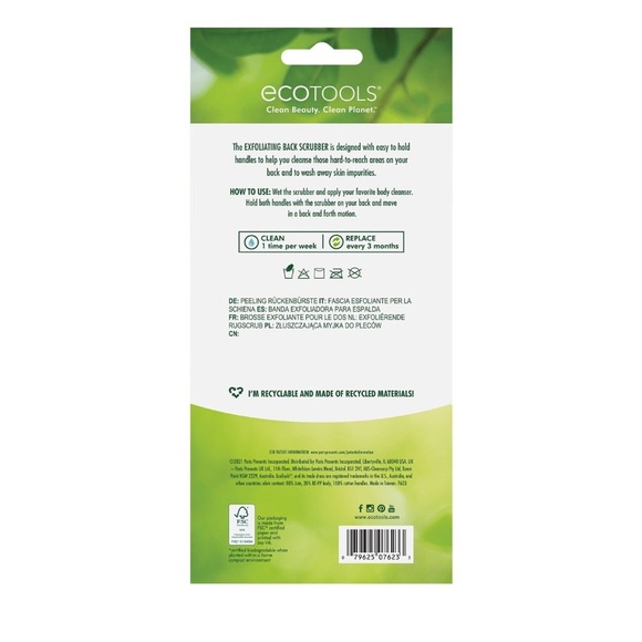 ECOTOOLS EXFOLIATING BACK SCRUBBER (NEW WITH TAGS) - Picture 6 of 8